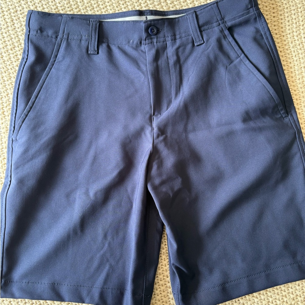 Under Armour Men's Navy Flat Front Shorts